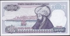 7.Emisyon 2.Tertip 1000 Lira J12 969087 Çil