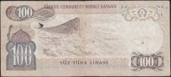 6.Emisyon 1.Tertip 100 Lira A26 283606 Çok Temiz