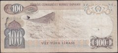 6.Emisyon 1.Tertip 100 Lira A26 283606 Çok Temiz