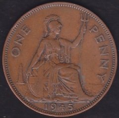 İngiltere 1 Penny 1945