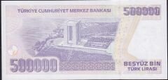 7.Emisyon 4.Tertip 500000 Lira L73 106333 Çilaltı Çil