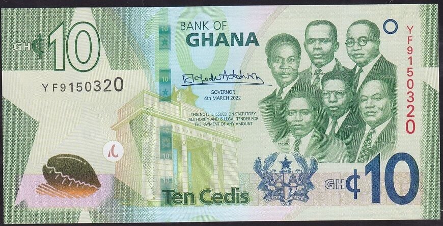 Gana 10 Cedis 2022 Çil