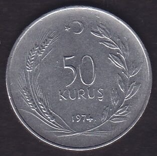 1974 Yılı 50 Kuruş