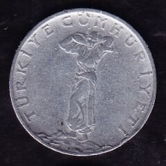 1962 Yılı 25 Kuruş Düz