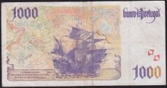 Portekiz 1000 Escudos 1996 Çok Temiz