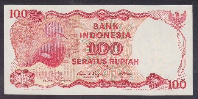 Endonezya 100 Rupiah 1984 ÇİL Pick 122