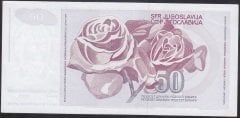 YUGOSLAVYA 50 DİNAR 1990 ÇÇT +