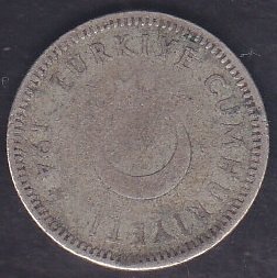 1947 Yılı 50 Kuruş Haliyle Gümüş