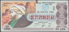 1980 29 Mayıs Çeyrek Bilet - Ç Serisi