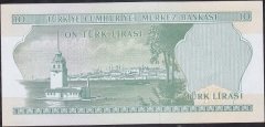 6.Emisyon 1.Tertip 10 Lira D39 094760 Çilaltı