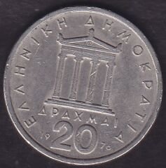 Yunanistan 20 Drahmi 1976