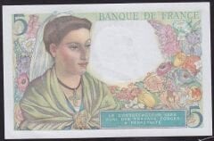 Fransa 5 Frank 1943 Çil