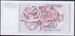 YUGOSLAVYA 50 DİNAR 1990 ÇİLALTI