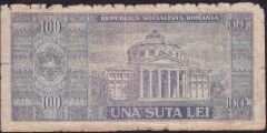 Romanya 100 Lei 1966 Haliyle