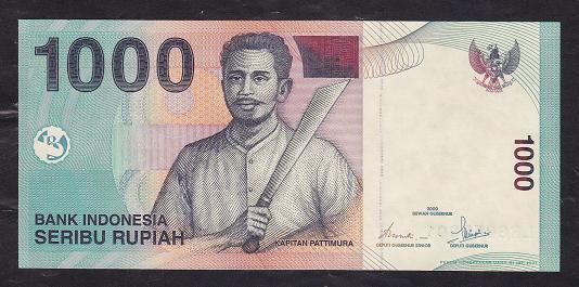 ENDONEZYA 1000 RUPİ 2000/2007 ÇİL