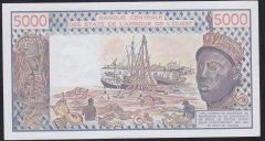WEST AFRİCAN STATES 5000 FRANK 1978 ÇİL (A) FİLDİŞİ SAHİLLERİ