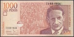 Kolombiya 1000 Pesos 2015 Çilaltı