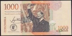 Kolombiya 1000 Pesos 2015 Çilaltı
