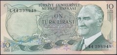 6.EMİSYON 2.TERTİP 10 LİRA L44 398948 ÇİLALTI