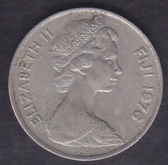 FİJİ 10 CENT 1976 eski para fiyatları