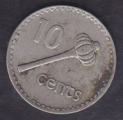 FİJİ 10 CENT 1976 eski para fiyatları