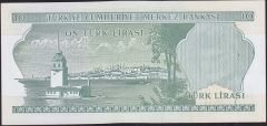 6.Emisyon 2.Tertip 10 Lira L66 193800 Çilaltı Çil