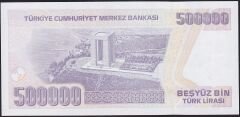 7.Emisyon 4.Tertip 500000 Lira J68 839757 Çilaltı Çil