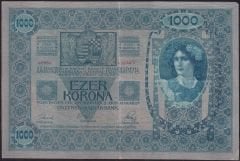 Avusturya Macaristan 1000 Kronen 1902 Ççt Çilaltı Pick 8a