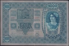 Avusturya Macaristan 1000 Kronen 1902 Ççt Çilaltı Pick 8a