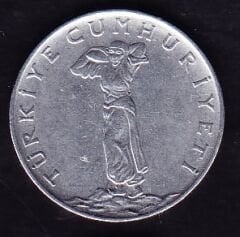 1965 Yılı 25 Kuruş Ters