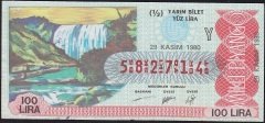 1980 29 Kasım Yarım Bilet - Y Serisi