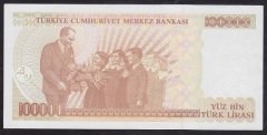7.EMİSYON 3.TERTİP 100000 LİRA H87 027086 ÇİLALTI