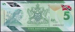 Trinidad Tobago 5 Dolar 2020 Çil Pick 61 Polimer ( 222 )