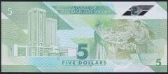 Trinidad Tobago 5 Dolar 2020 Çil Pick 61 Polimer ( 222 )