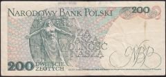 Polonya 200 Zloty 1988 Çok Temiz