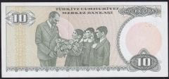 7.Emisyon 2.Tertip 10 Lira D61 872532 Ççt Çilaltı