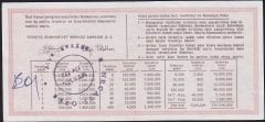 1980 9 Aralık Yarım Bilet - Y Serisi