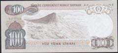 6.Emisyon 1.Tertip 100 Lira E65 171706 Çilaltı