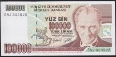 7.Emisyon 3.Tertip 100000 Lira G82 553525 Çilaltı Çil