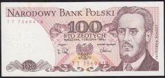 Polonya 100 Zloty 1988 Çilaltı