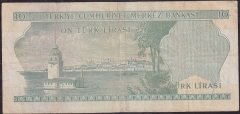 6.Emisyon 1.Tertip 10 Lira D02 264433 Çok Temiz