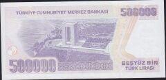 7.Emisyon 4.Tertip 500000 Lira J06 389194 Çilaltı Çil