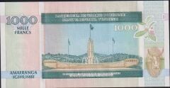 Burundi 1000 Frank 2009 Çil Pick 46 ( 842684 )