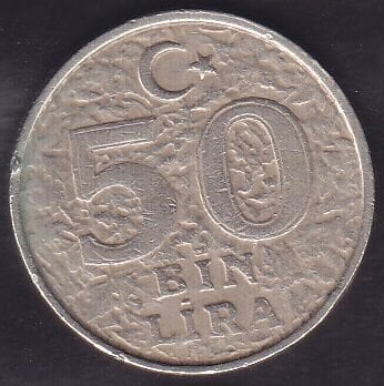 1998 Yılı 50.000 Lira