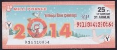 2013 31 ARALIK YARIM BİLET - Y SERİSİ