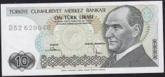 7.Emisyon 2.Tertip 10 Lira D52 620046 Çilaltı