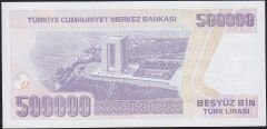 7.Emisyon 4.Tertip 500000 Lira J05 037435 Çil