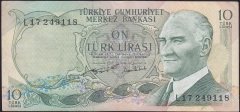 6.EMİSYON 2.TERTİP 10 LİRA L17 249118 ÇÇT