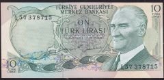 6.Emisyon 2.Tertip 10 Lira L57 378715 Çilaltı