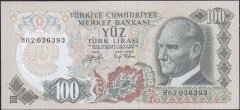 6.Emisyon 2.Tertip 100 Lira H02 036393 Çilaltı Çil